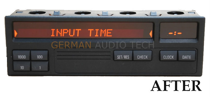 PIXEL REPAIR SERVICE FIX for BMW E36 8 BUTTON ON BOARD COMPUTER DISPLAY OBC MID