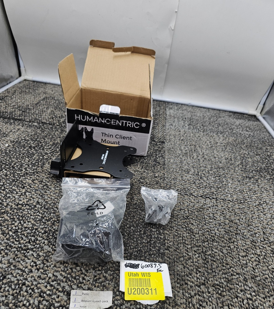 HumanCentric Thin Client Mount Bracket # 101-2047 for Mini PC / Computer