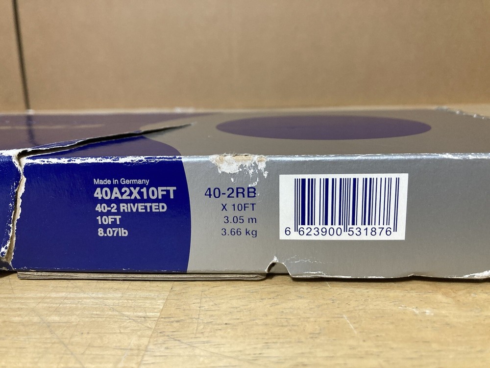 Renold 40A2X10FT Roller Chain 40-2 Riveted 10ft