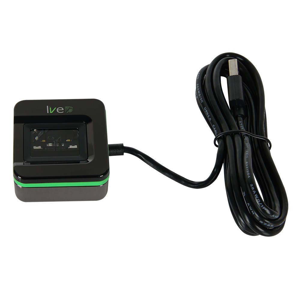 ZKTeco Live20R LED Fingerprint Scanner Reader ID Fingerprint Sensor W/ USB Cable