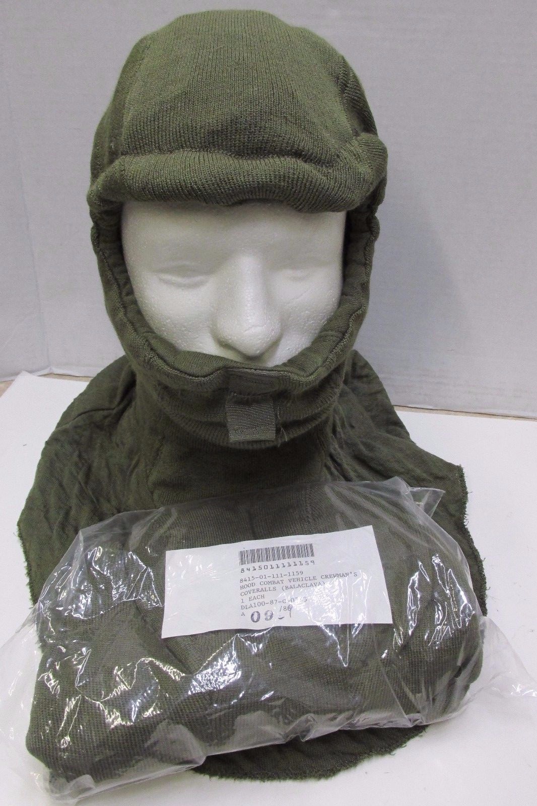 US Military Cold Weather Balaclava Fire Resistant CVC Tanker Combat Vehicle Crew