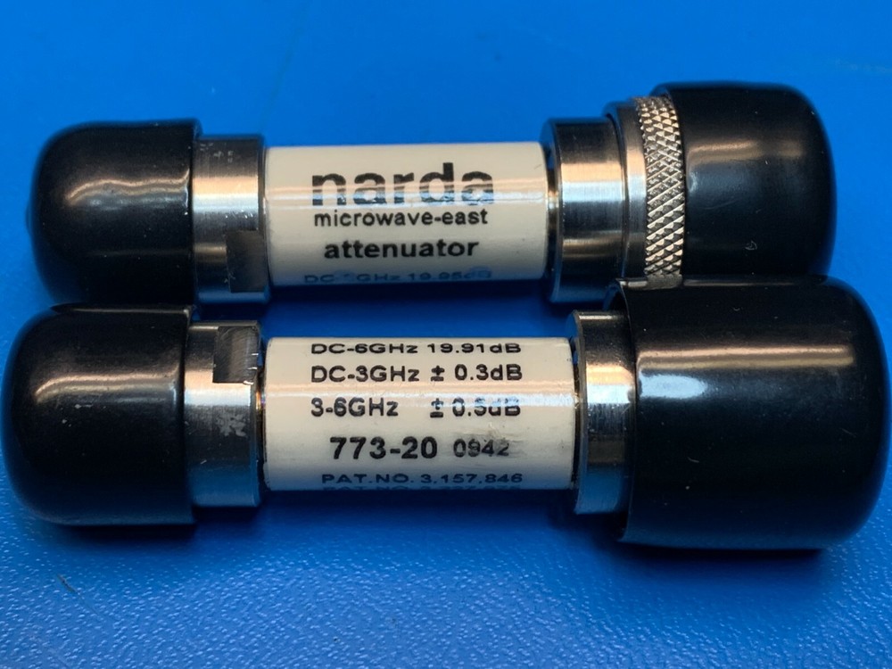 2 pcs narda attenuator DC-6GHz 19.95dB 773-20