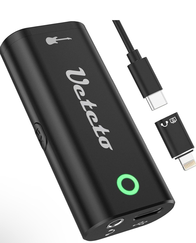 Ueteto Audio Interface for Guitar, Portable Internal Recording