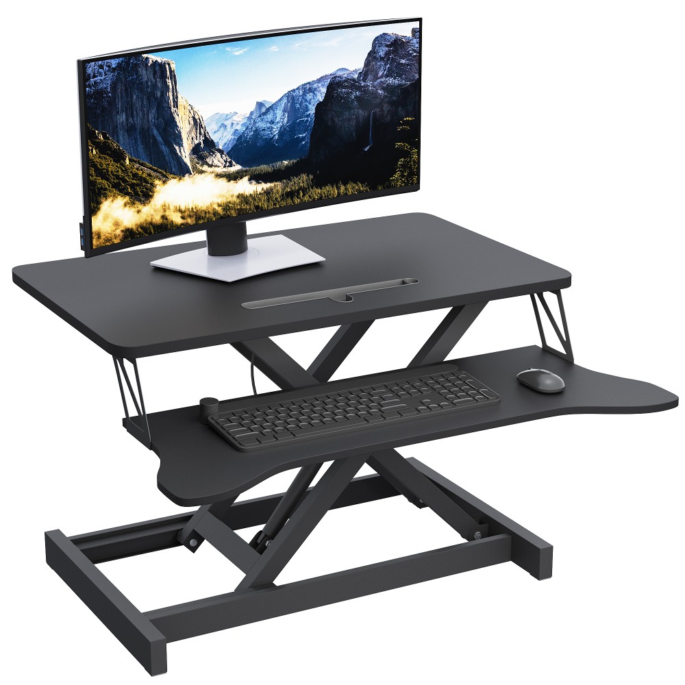32" Standing Desk Converter Height Adjustable Sit to Stand Up Riser
