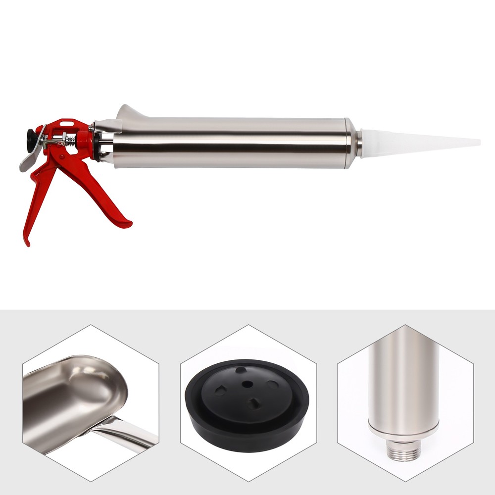 Mortar Pointing Grouting Gun Spray Nozzle Kit Brick Tile Cement Applicator Tool