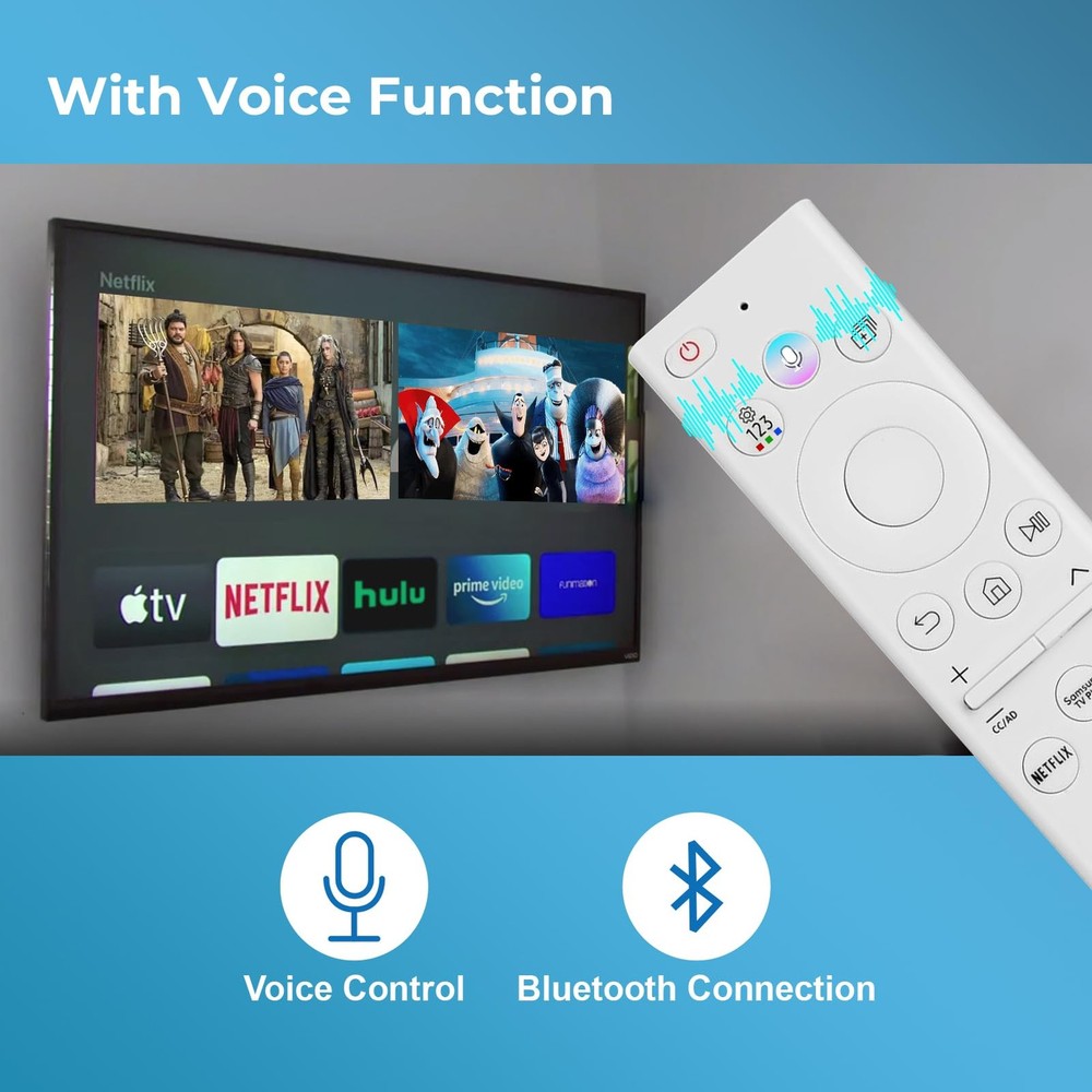 for Samsung Frame TV Remote Replacement, 2018-2024 red