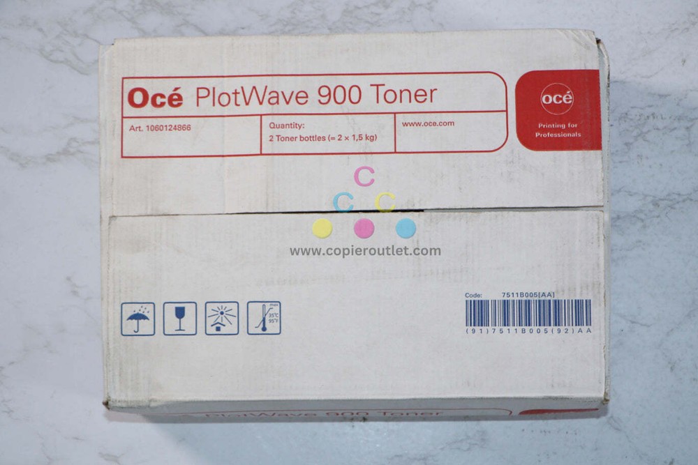 New Cosmetic OEM OCE Plotwave 900 Black Toner 1060124866 Same Day Ship