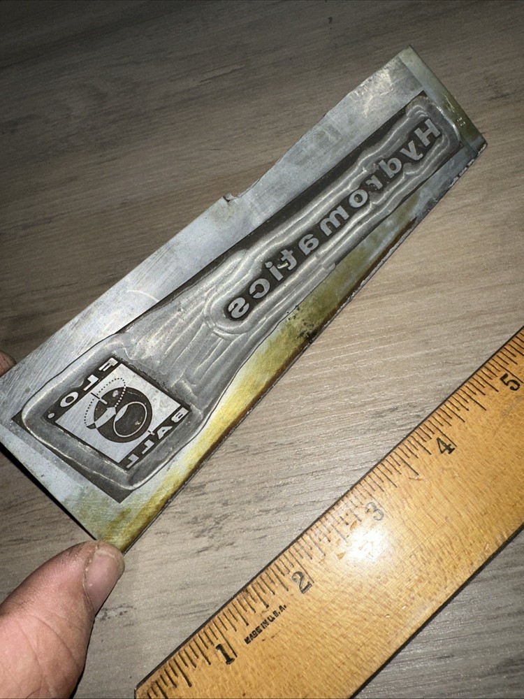 Printing Plate ( Hydromatics Ball Flo )