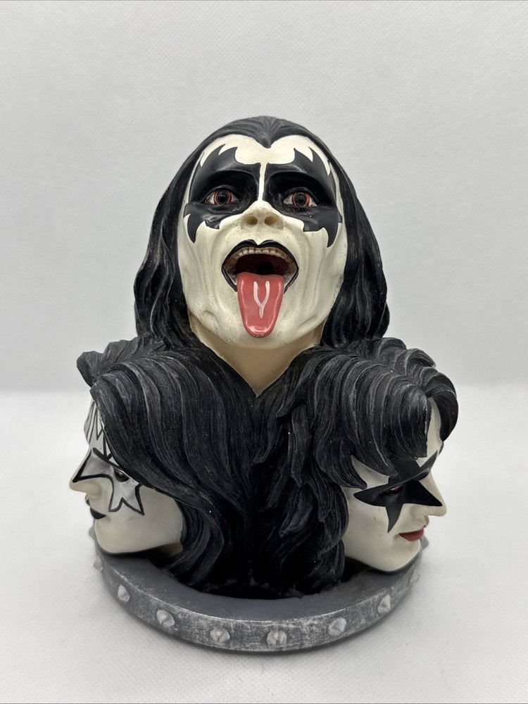 Vintage 2003 KISS Incense Burner Statue - Missing Base