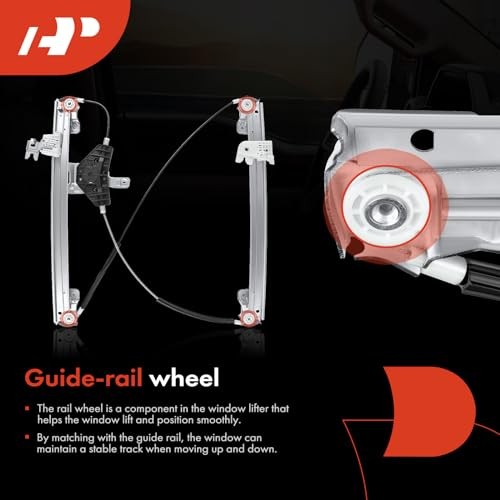 Electric Power Window Regulator Without Motor Compatible Front Passenger (RH)