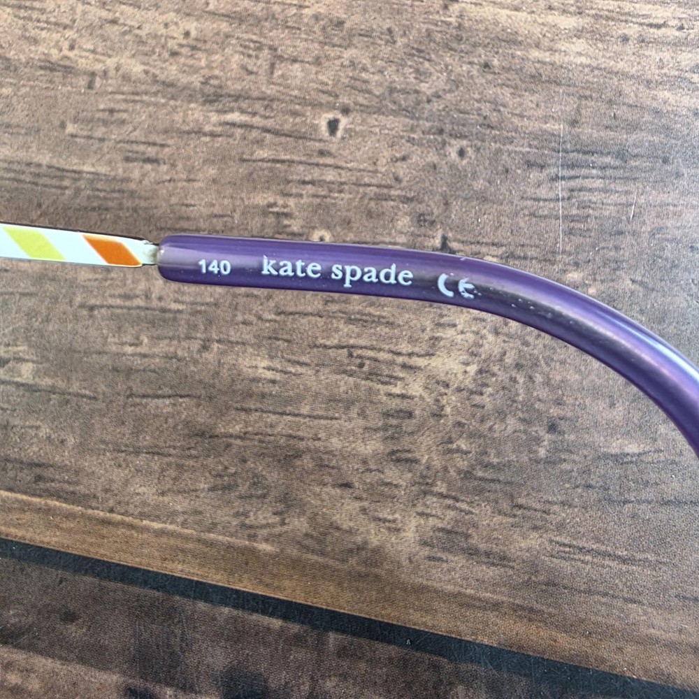 Kate Spade Manuela 140 Purple Eyeglass Frames Size 140 FRAMES ONLY