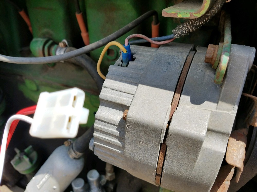Pigtail for John Deere Tractor 2 Wire Delco Alternator W/ INTERNAL Regulator