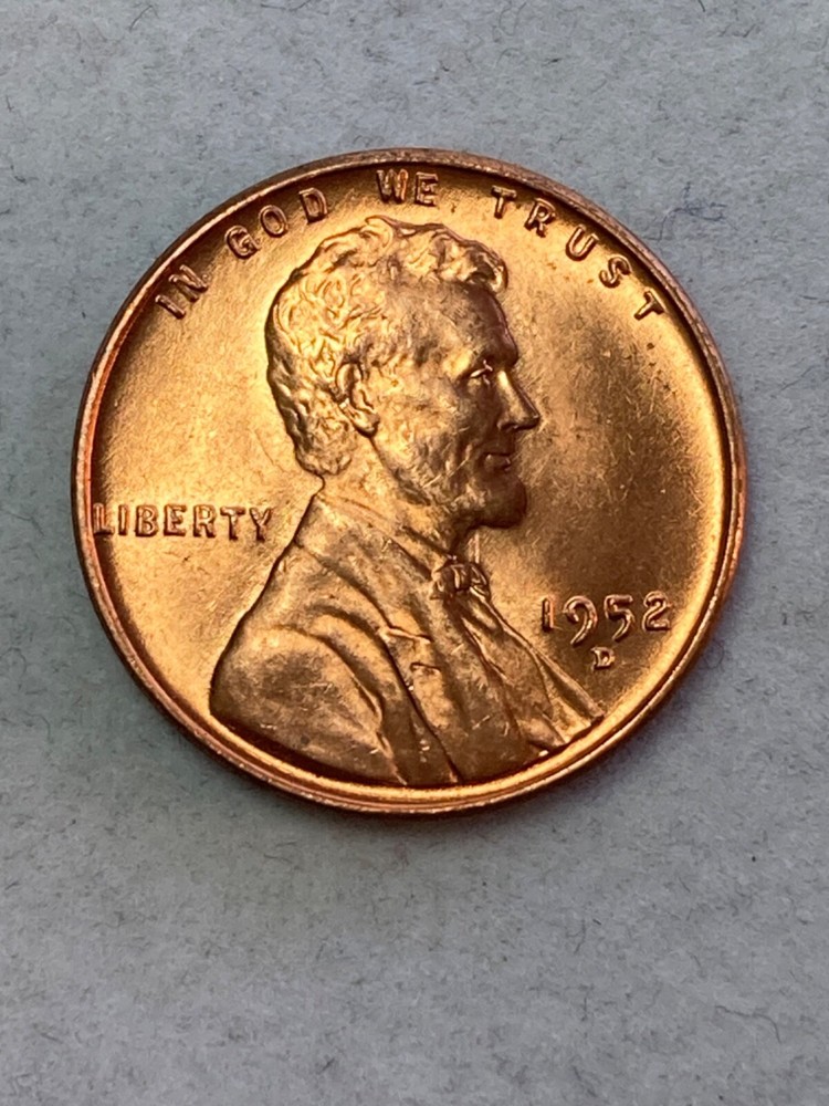 1952 D Wheat Cent Uncirculated