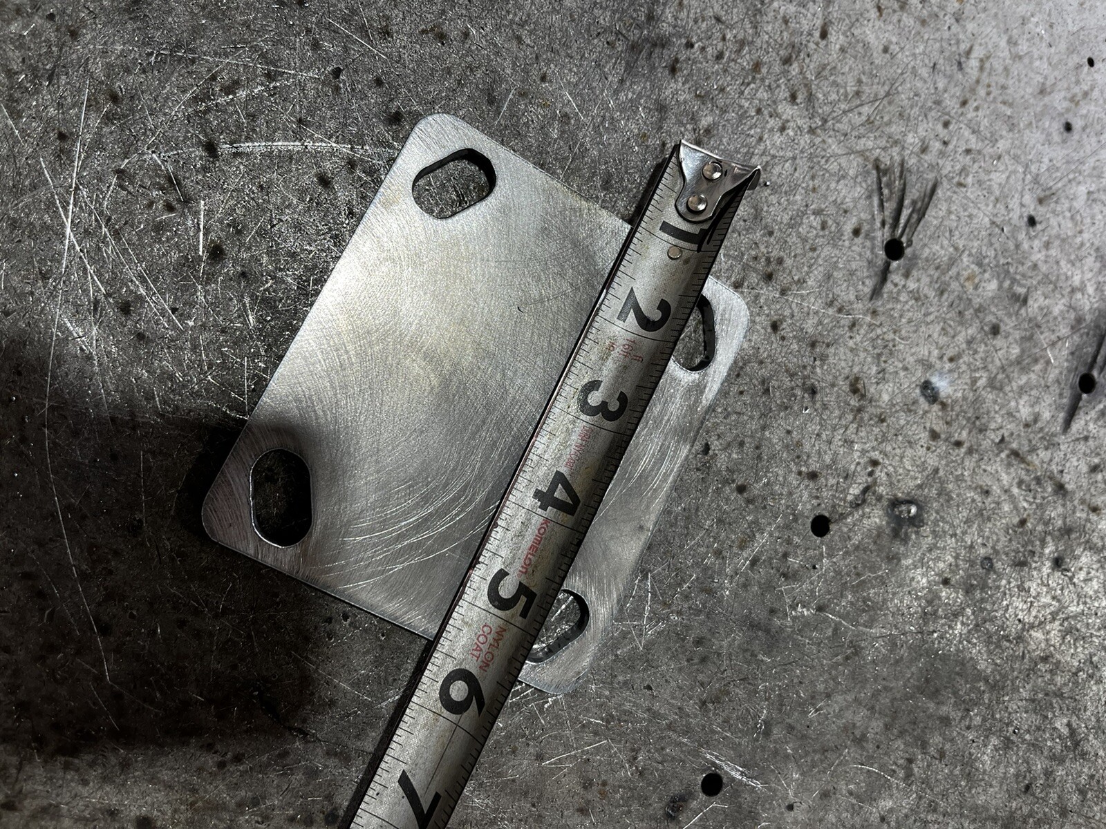 8x caster wheel mounting plates 1/4” steel (Set Of 8 Caster Plates)