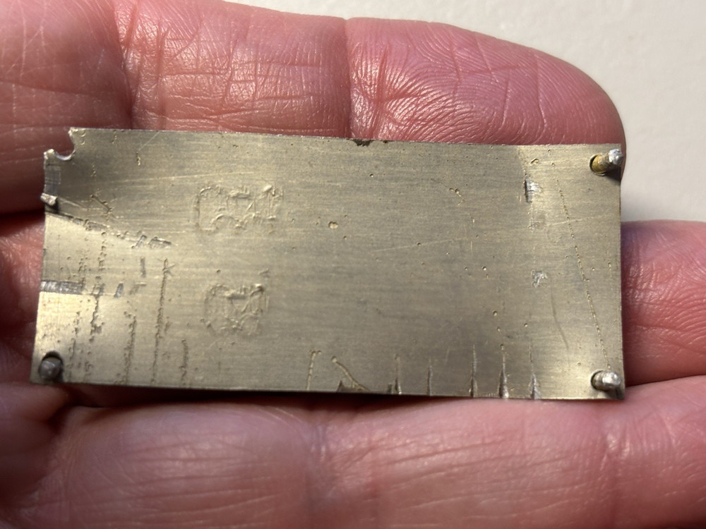 WWII Japanese Electrical Equipment Data Plate