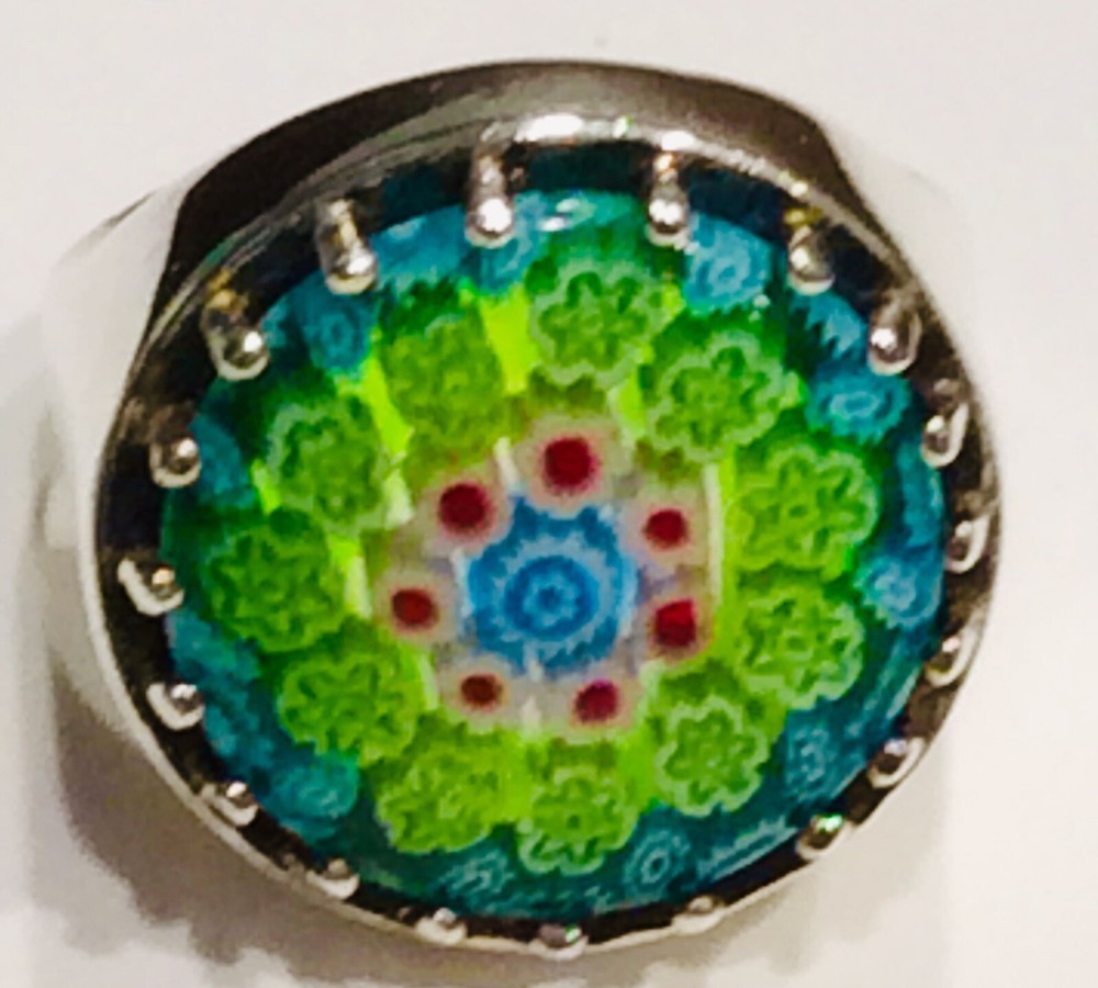sterling silver, 925 Sezgin Ring, Size 8.5