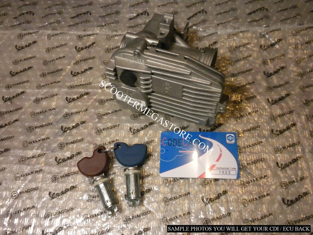 ++ PIAGGIO LIBERTY 125 ECU CDI COMPUTER KEYS  IMMOBILIZER CODING SERVICE