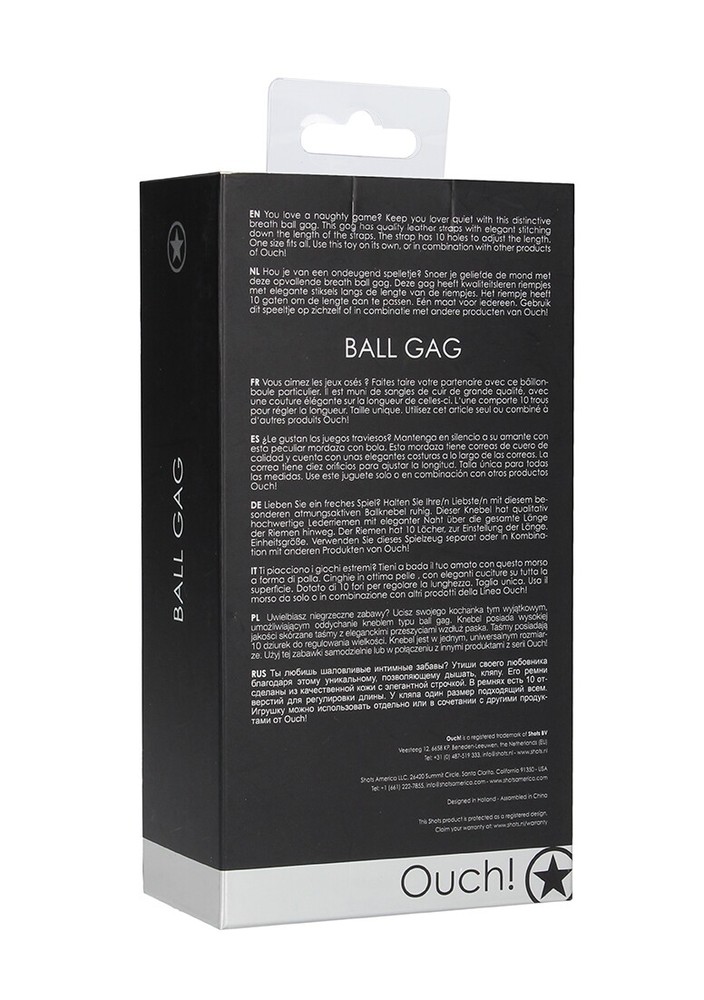 Gag Ball - Black