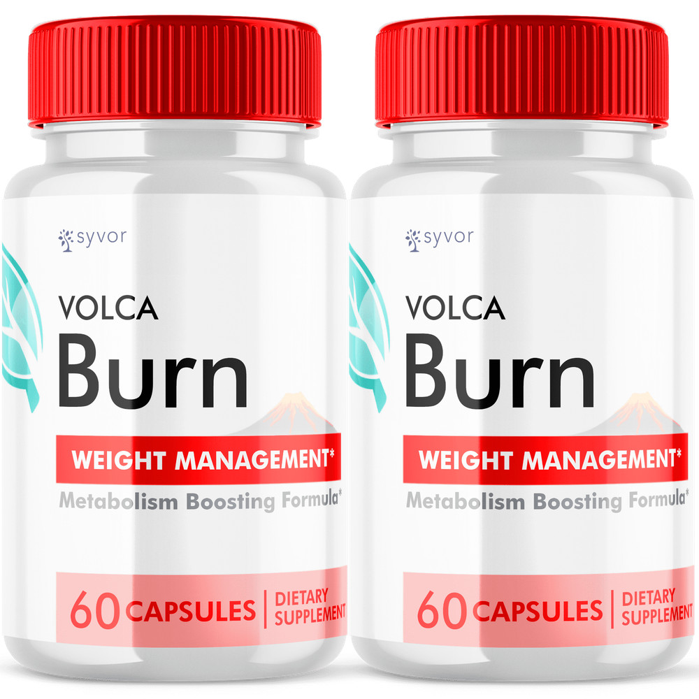 Volca Burn Advanced Formula Natural Energy & Workout Support Supplement 120 Caps