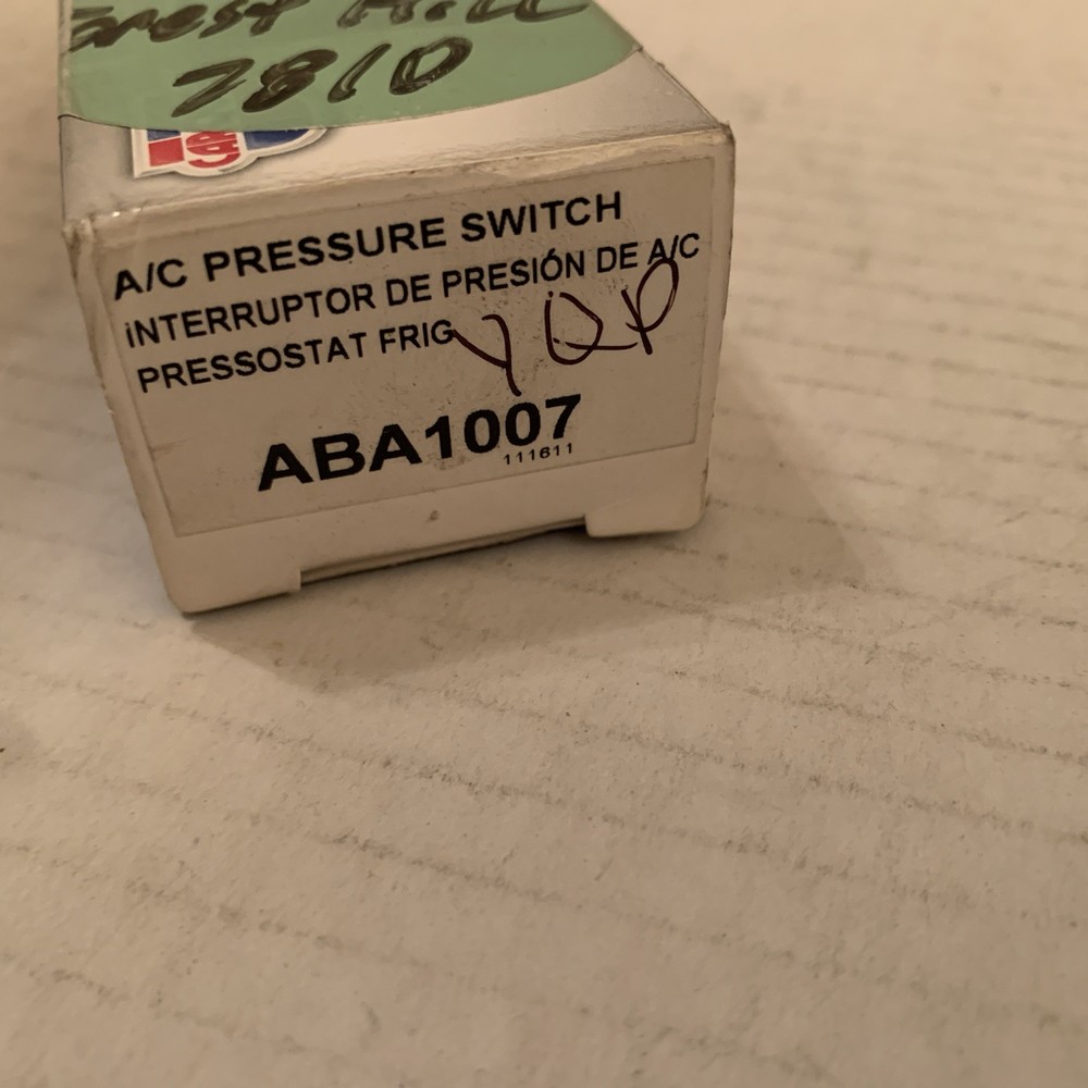 CARQUEST ABA1007 HVAC Pressure Switch