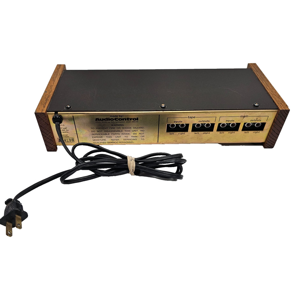 Vintage Audio Control Model 520 Series B Stereo Equalizer Missing One Knob