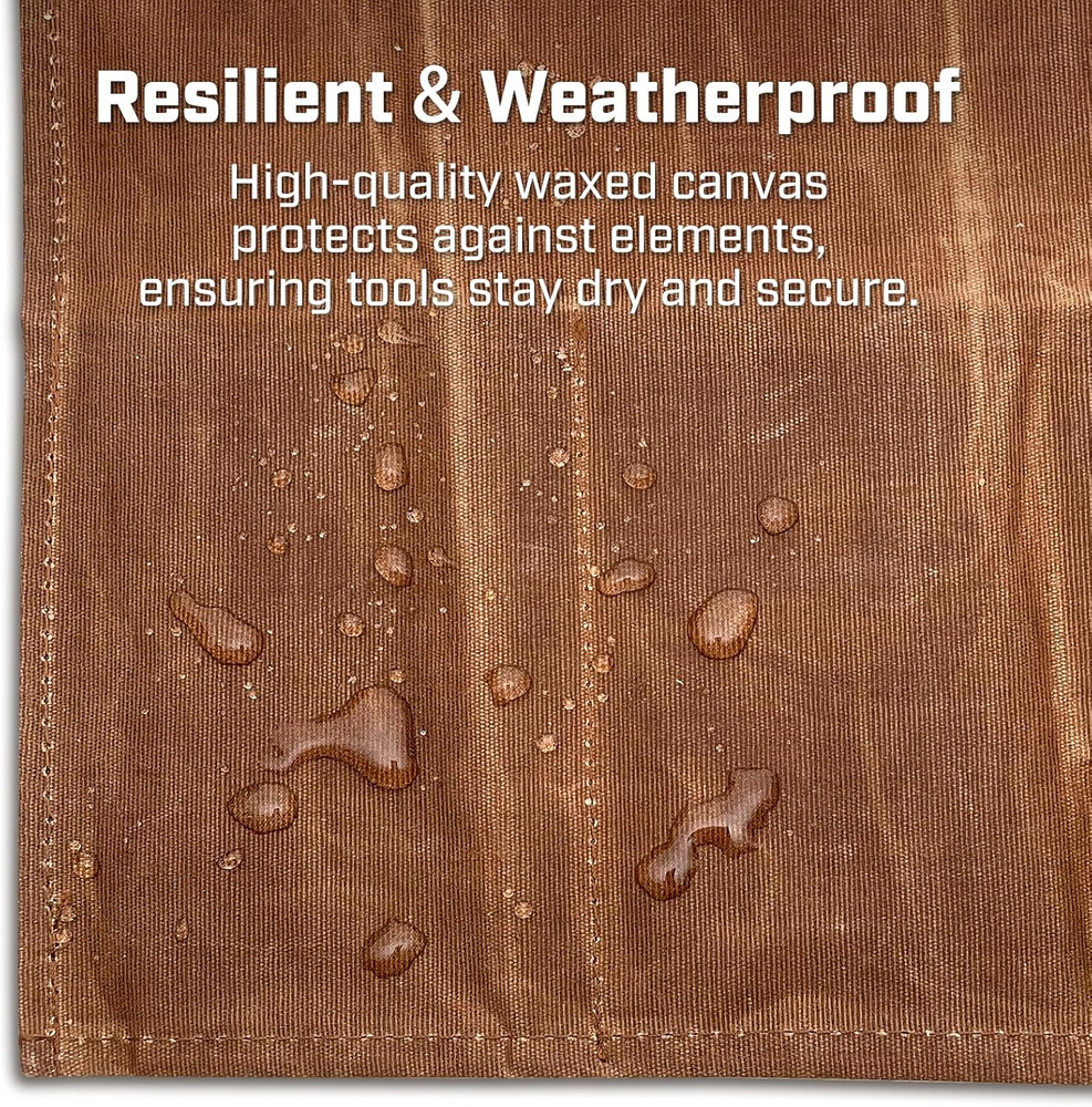 Tool Pouch, Roll-Up Storage Bag for Hand Tools & Wrenches