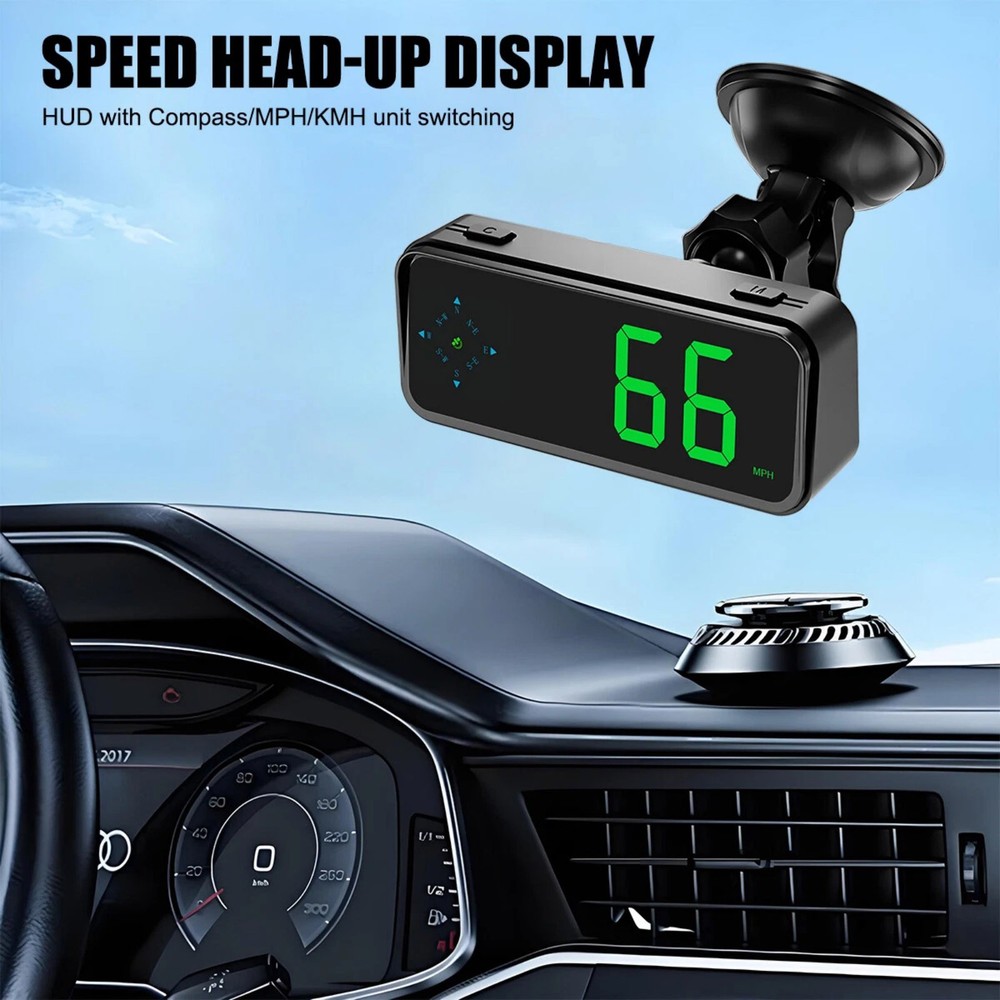 Replacement Mini LED Digital Speedometer for Car HUD Head Up Display Universal