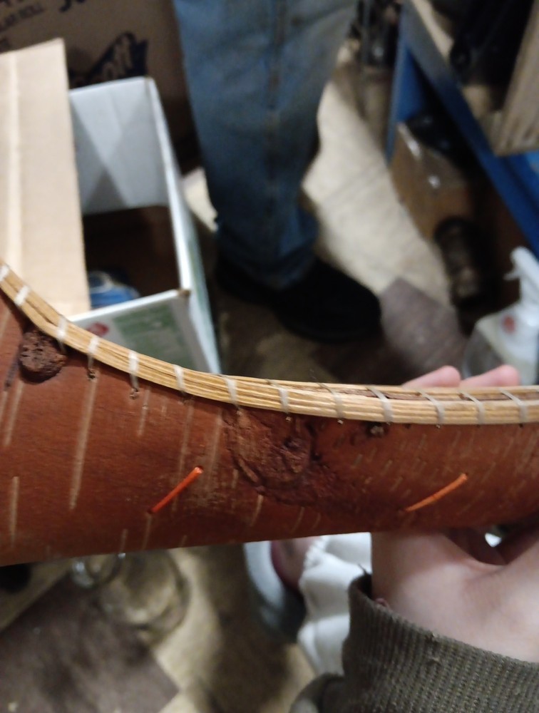 Handmade Birchbark Canoe
