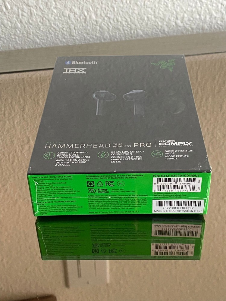 Razer Hammerhead True Wireless Pro In-Ear Headset - Black