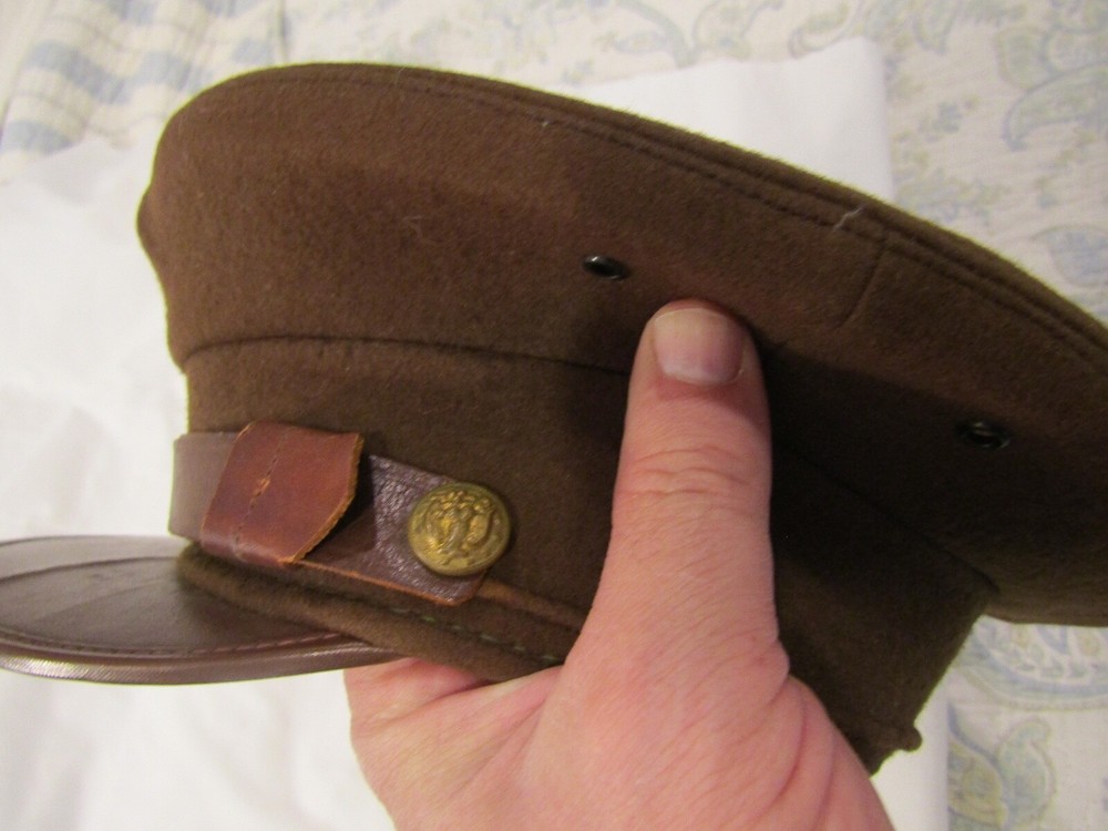 WW2 NAVY AIRFORCE CRUSHER HAT, SIZE 7