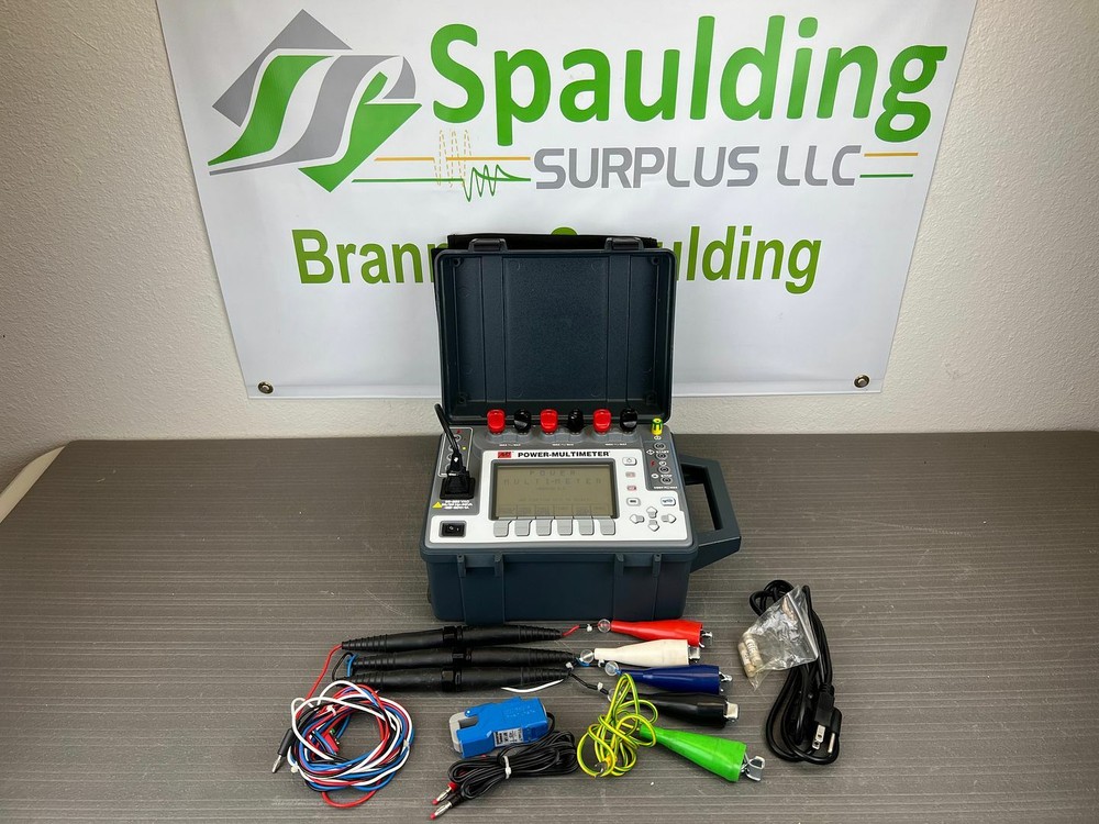 Megger AVO PMM-1 Power Multimeter Multi-Function Measuring Instrument w/ Accy's