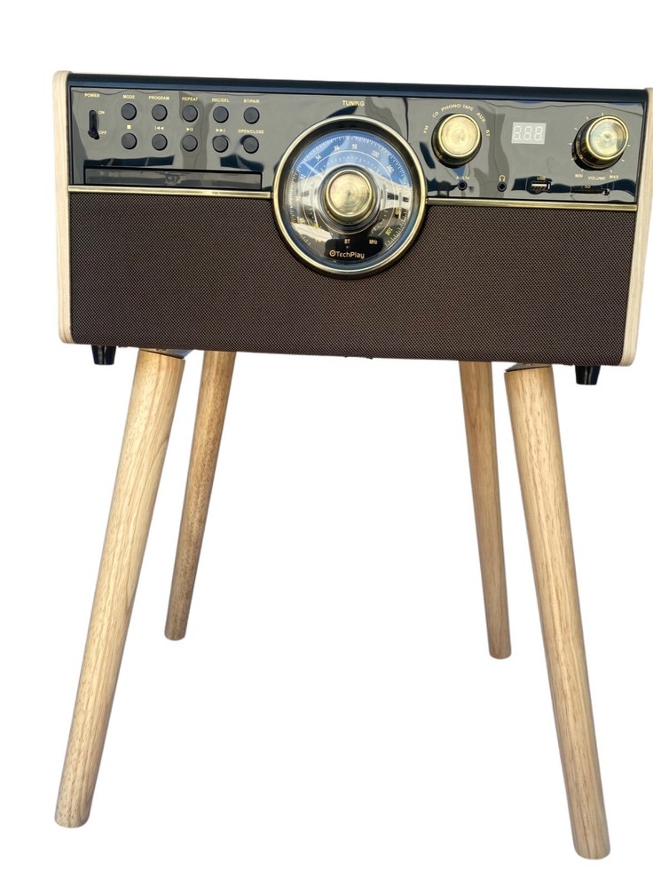 TechPlay Cyclops High Power System, Turntable, Cassette/CD W/Dual Bluetooth