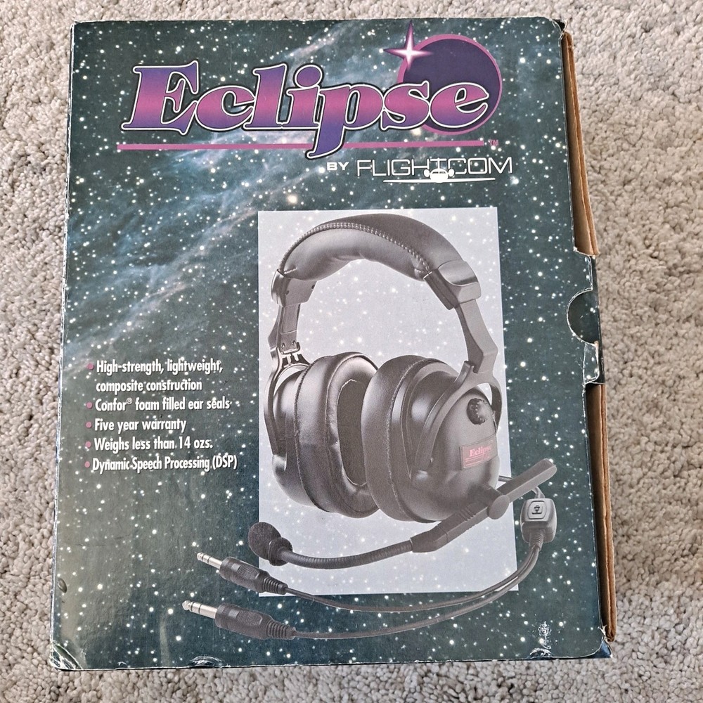 Eclipse Flightcom Headset Working,  Read