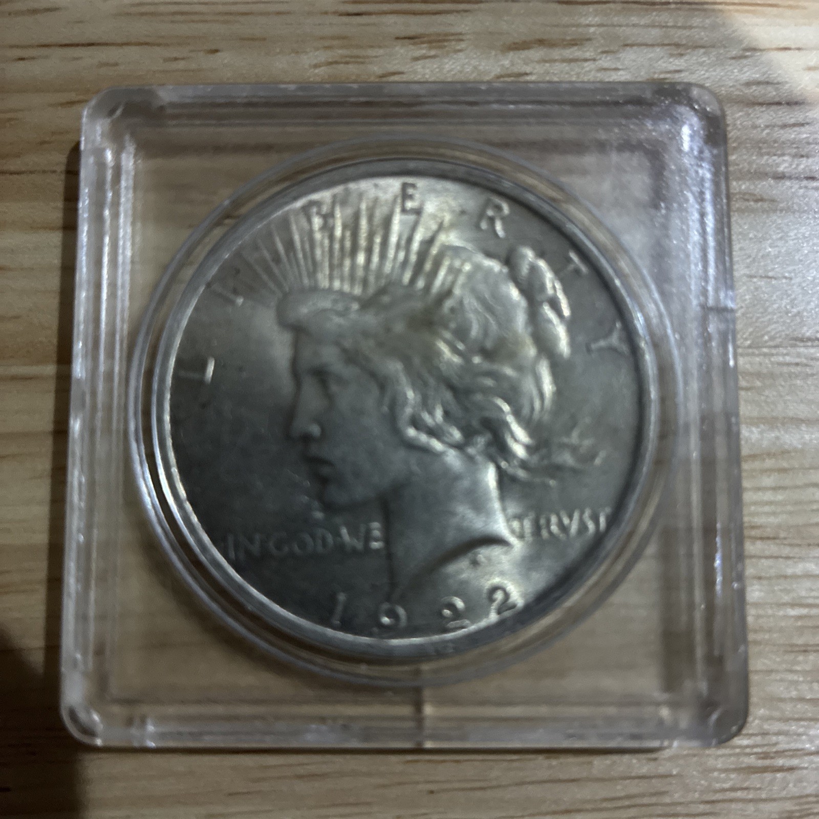 1922 Peace Silver Dollar Coin ,In God We Trust Peace , Collector