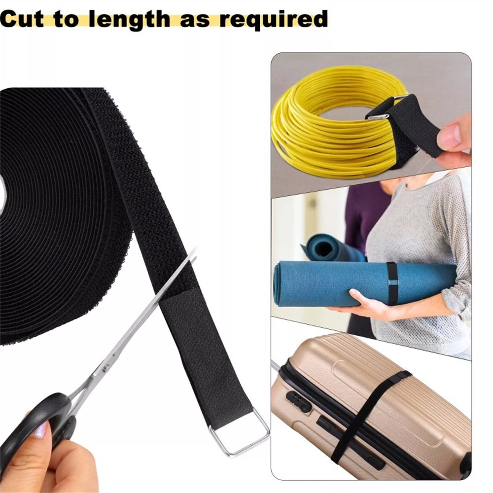 MaxSoonee Nylon Straps For Handling Loads Featuring Hook And Loop Fasteners