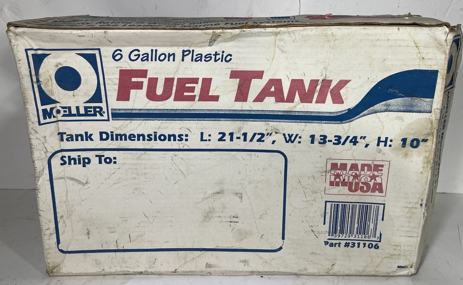 New Moeller Marine Fuel Tank 6 Gallon 31106