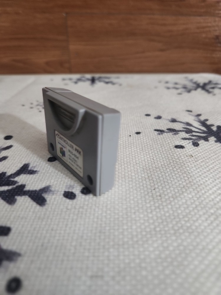Nintendo 64 N64 Controller Pak Memory Card OEM Authentic Original SAVES GAMES