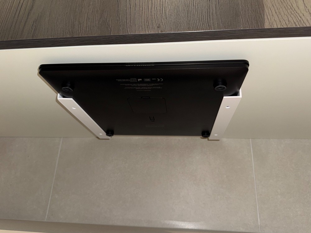 Bathroom Scale Wall Mount - White