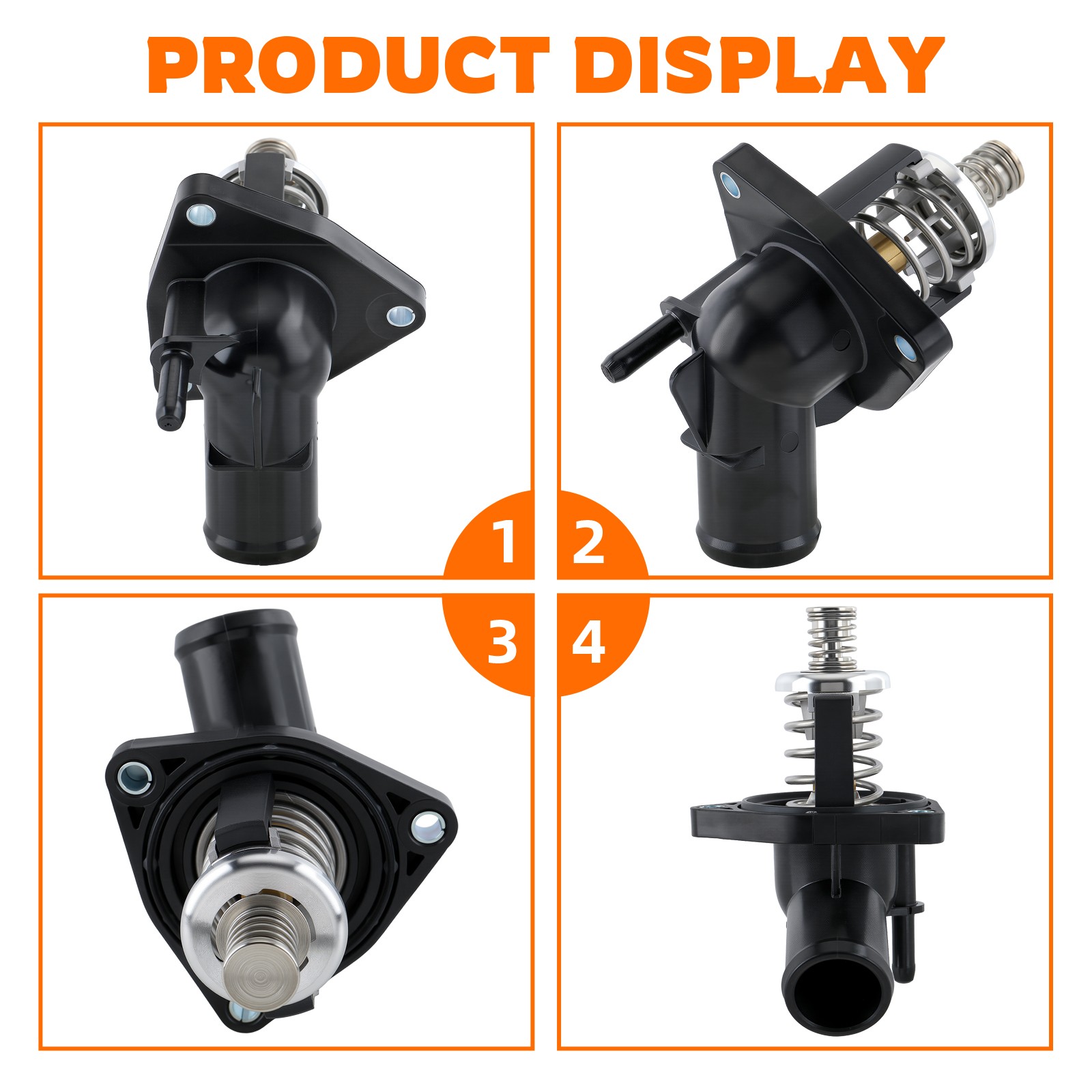 Engine Coolant Thermostat For 2014-2020 Chevy Silverado GMC Sierra 1500 12674639