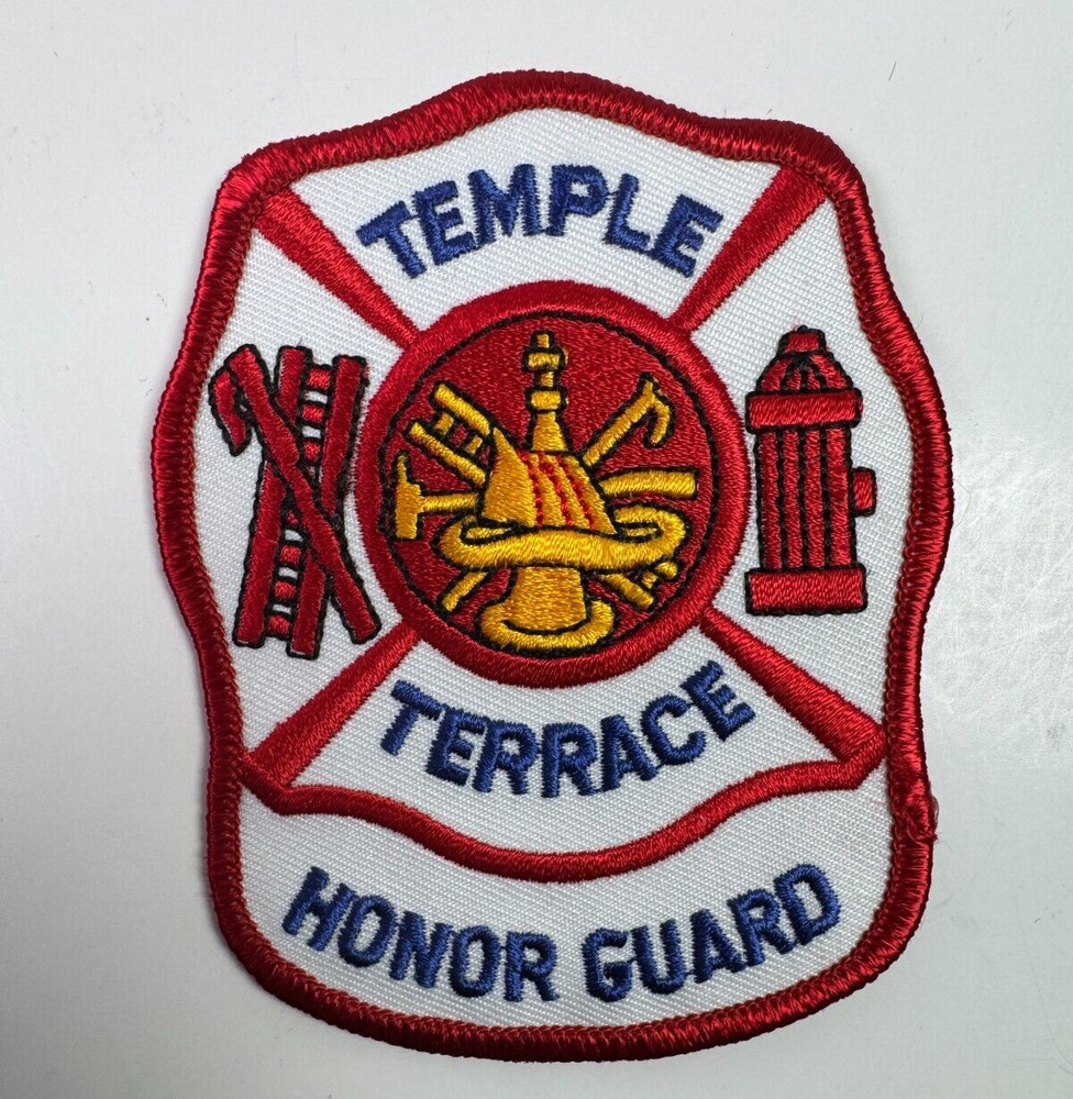 Florida Temple Terrace Fire Honor Guard FL Patch W4