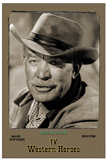 4"x6" MAGNET PRINT - "WAGON TRAIN" - WARD BOND