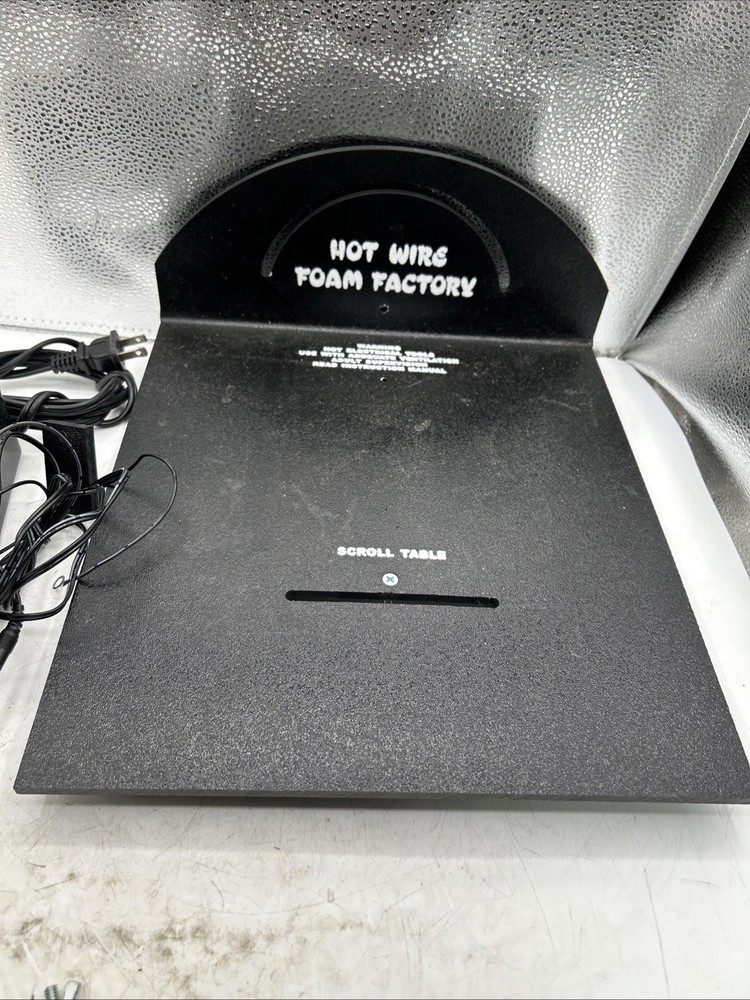 Hot Wire Foam Factroy Variable Power Supply & Scroll Table See Pics
