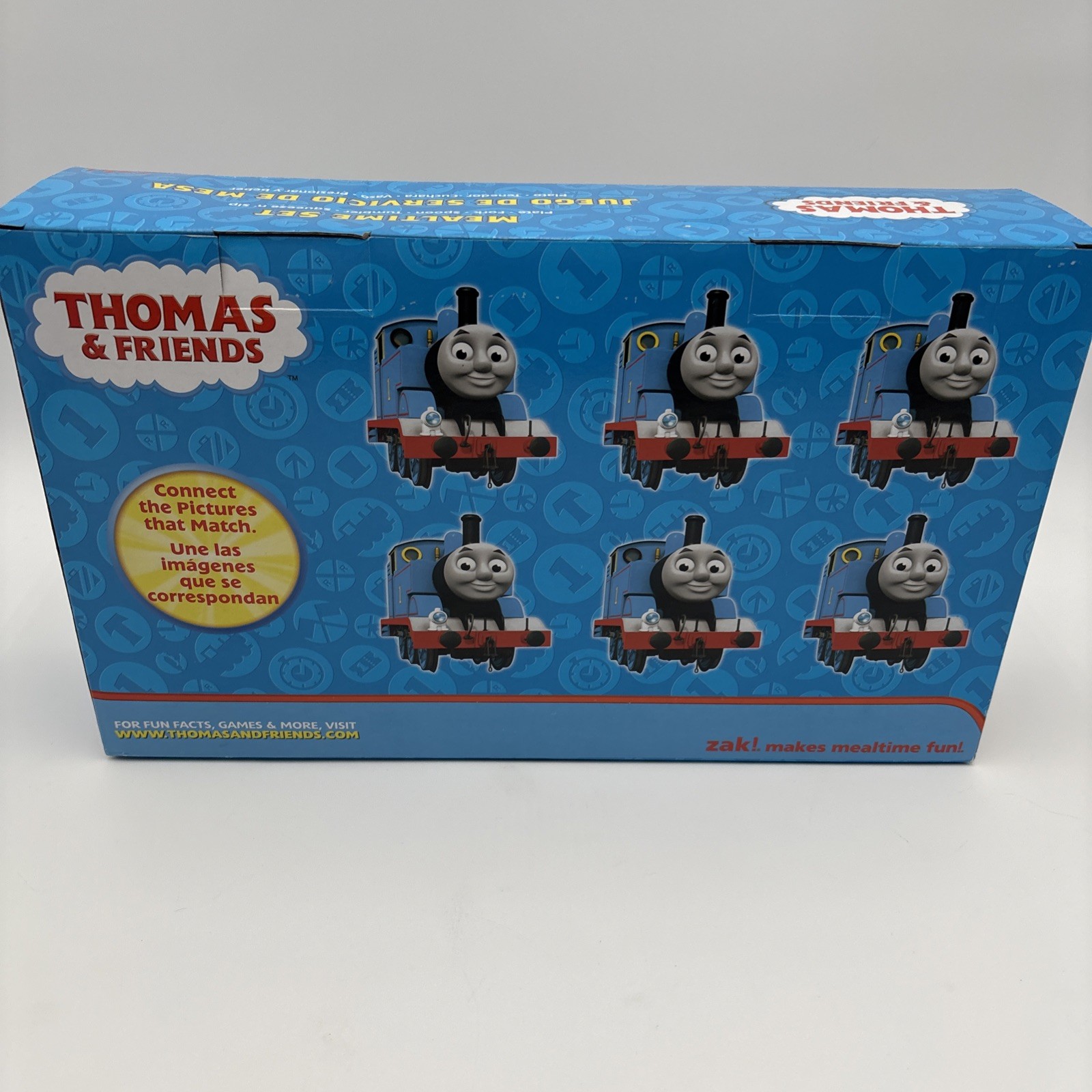 Thomas & Friends 5 Piece Mealtime Set Plate Cups Utensil By Zak! BPA Free NEW