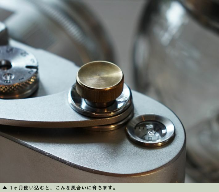NANIGASHI Shutter Release Button BRASS ' LARGE ' L Size #013411
