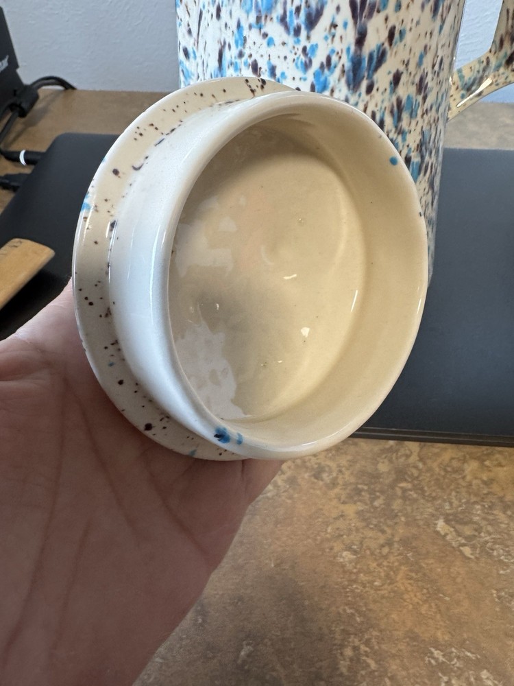 Vintage Speckled Pitcher Mid Mod?