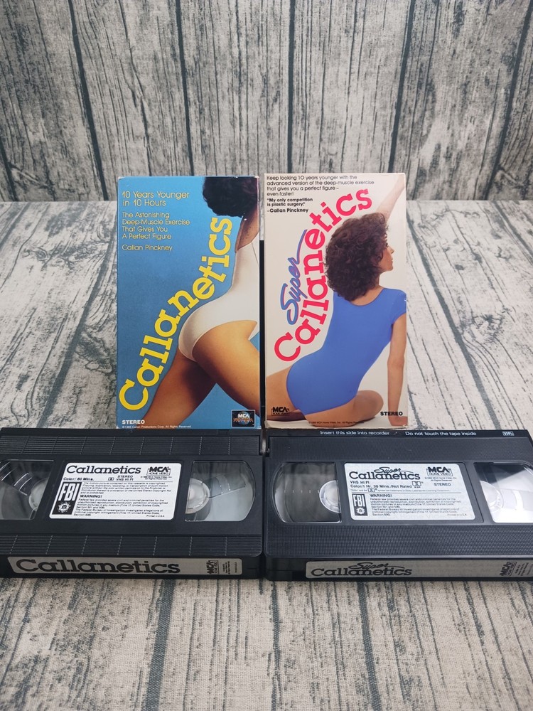 Callanetics & Super Callanetics (VHS) Pre-Owned, Good Condition