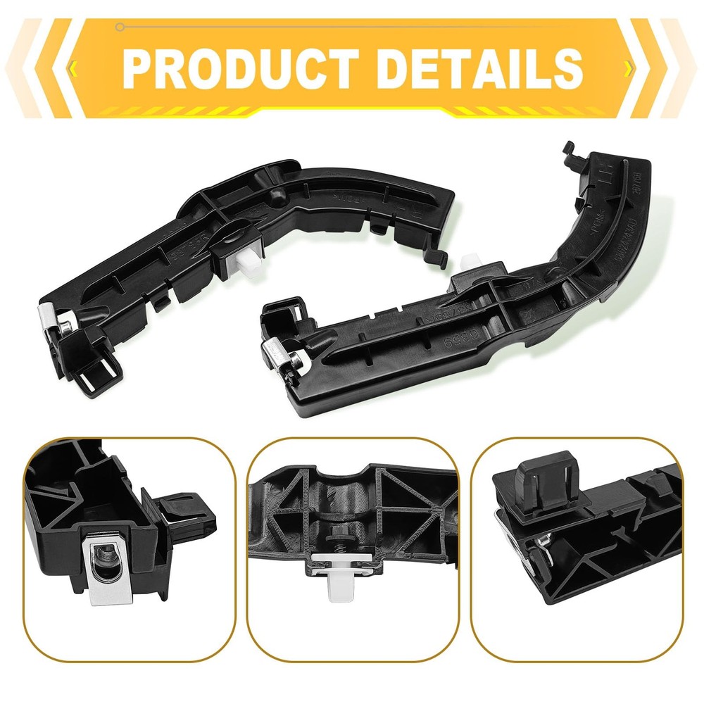 Dunviku Bumper Support Brackets Front Left Right Pair Driver Passenger Side...