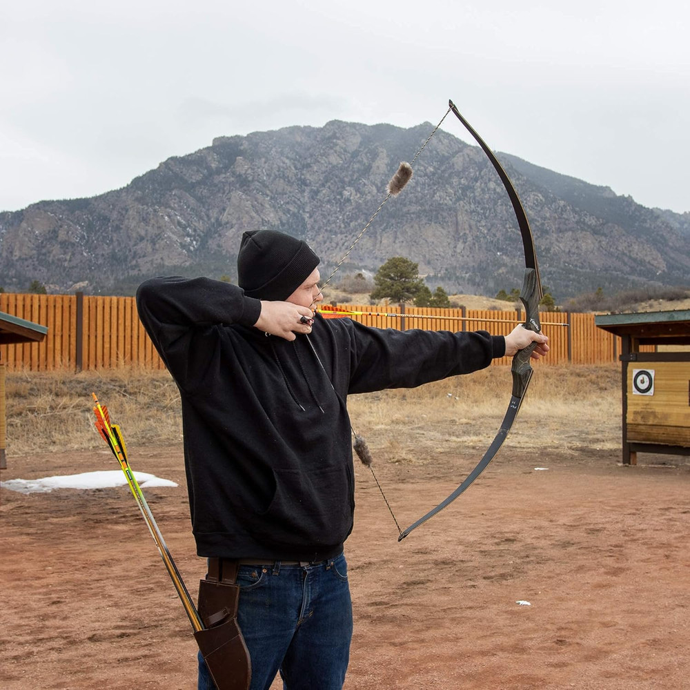 Shatterproof Archery Beaver Fur Bowstring Silencers Bow String Silencers for Rec