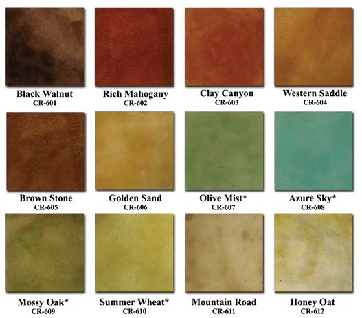 Professional Grade Concrete Acid Stain - 1 Gallon **12 Colors Available***