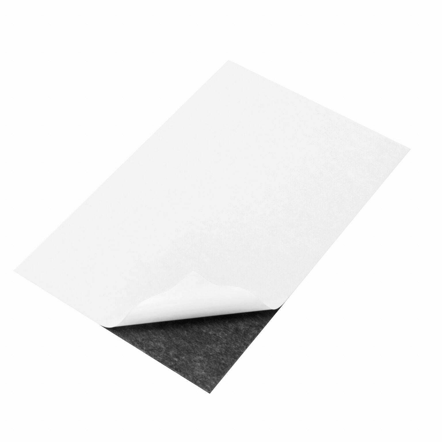 5 x 7 Inch Strong Flexible Self-Adhesive Magnetic Sheets (25 Pieces)